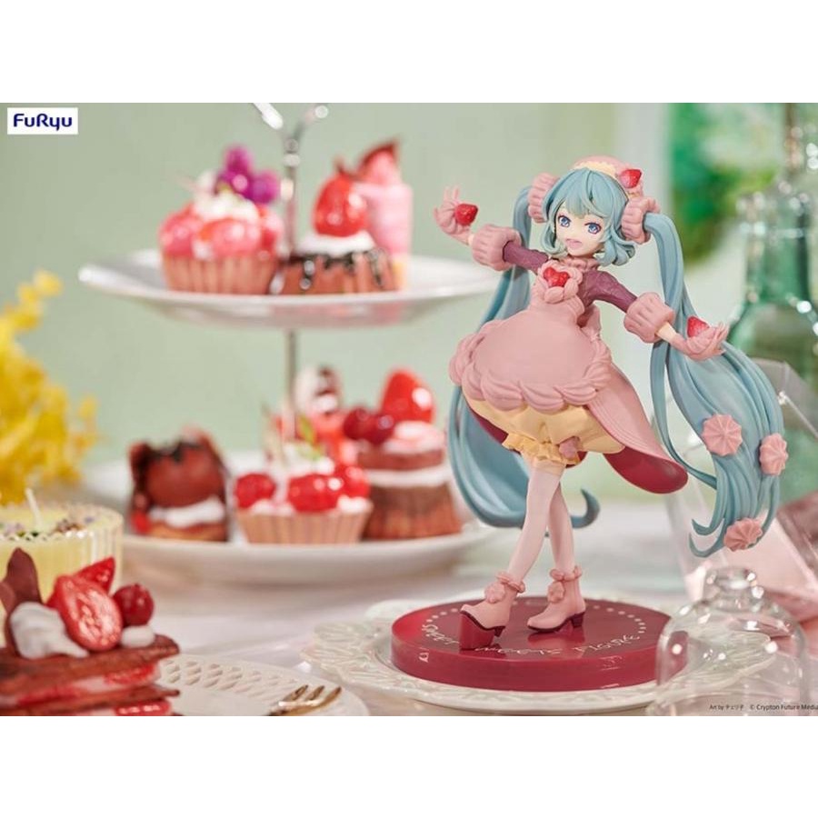 Mô hình Hatsune Miku Sweet Sweets Series Figure - Strawberry Chocolate Shortcake