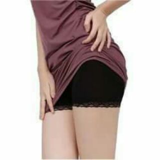 QUẦN MẶC VÁY COTTON CHÂN REN