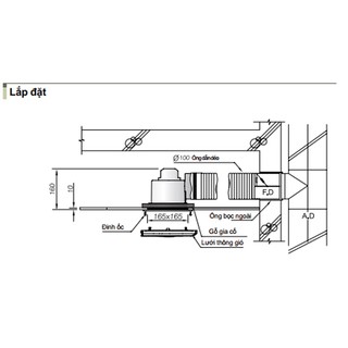 Quạt Thông Gió Âm Trần Himpel C2-100