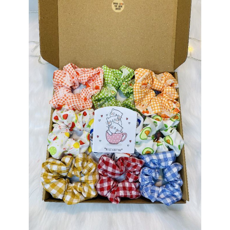 [Combo Scrunchies] Túi Vải Tote Cao Cấp và Phụ Kiện Xinh làm quà tặng dễ thương, ý nghĩa MILADEN