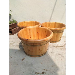 Chậu gỗ ngâm chân - hàng loại 1