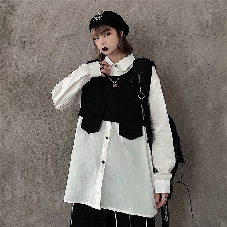 [Mã FAGREEN1505 giảm 10% tối đa 30K đơn 99K] [SẴN] Áo vest ghi lê Ulzzang Quảng Châu AGV11 | BigBuy360 - bigbuy360.vn