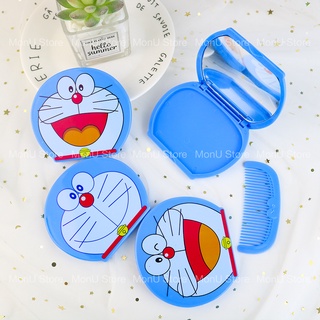 Gương kèm lược tròn hình Doraemon dễ thương cute TooYoo BK00549