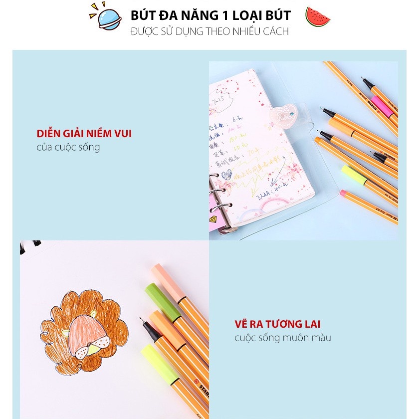 Bút lông kim STABILO Point 88 ngòi Fineliner 0.4mm