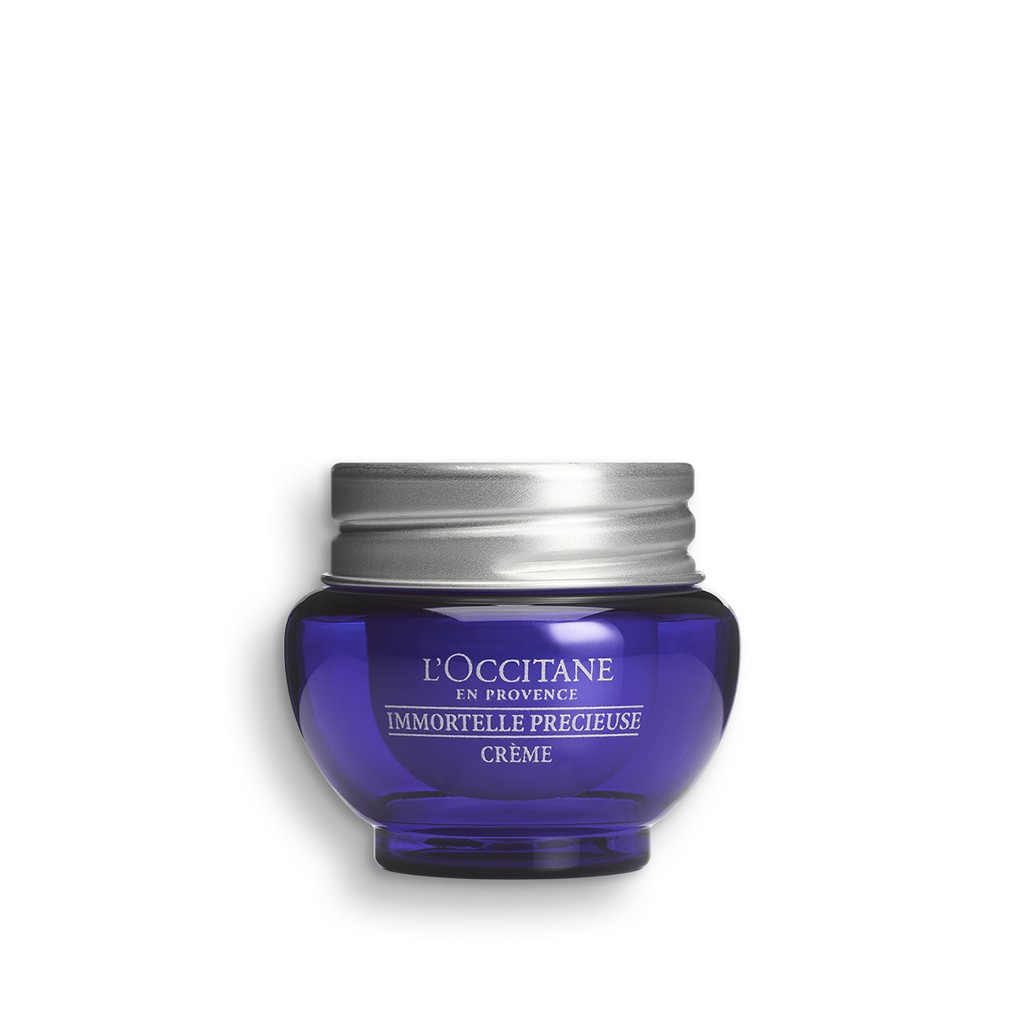 L'Occitane kem dưỡng da Immortelle Precious 8 ml và kem dưỡng mắt eye balm Immortelle Precious 4ml nước cân bằng 30ml