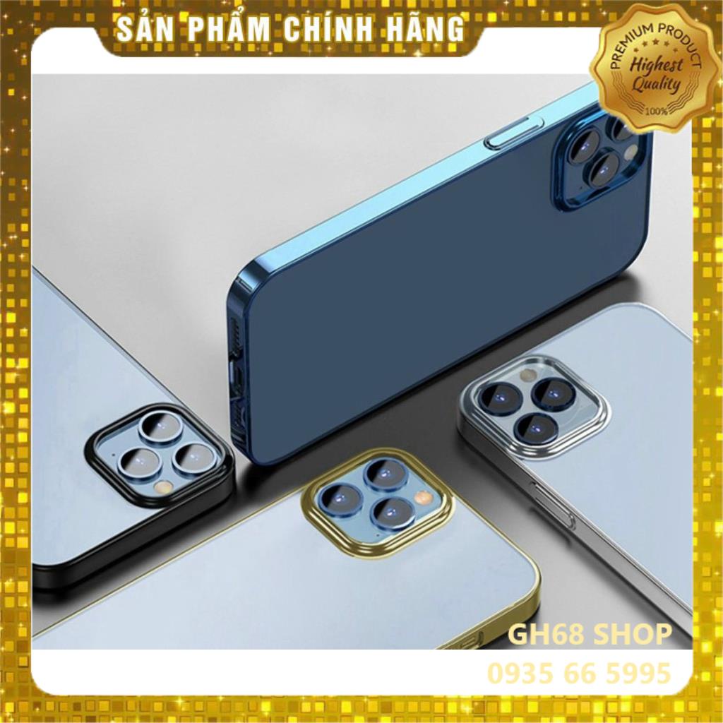 Ốp lưng Devia trong cứng viền màu Glimmer cho iPhone 14 / iPhone 15 chính hãng không ố màu