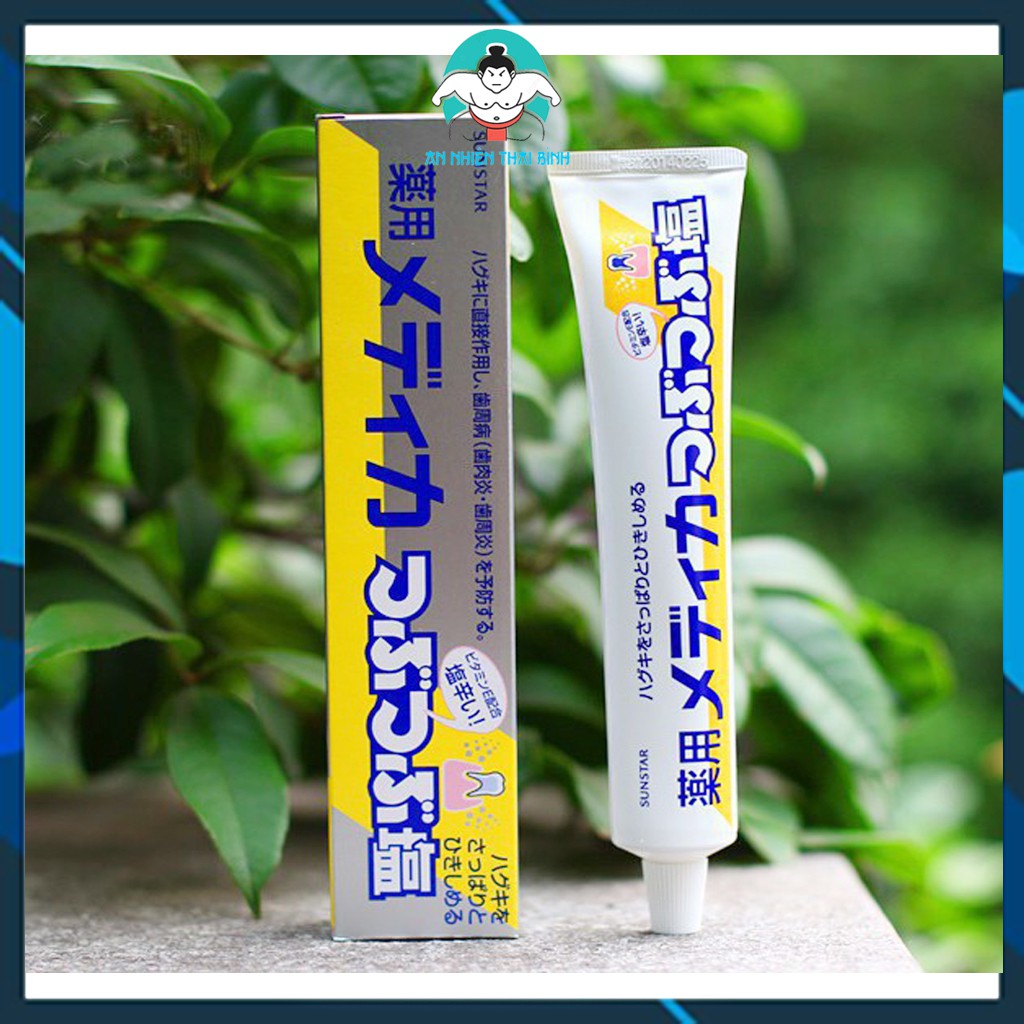 Kem đánh răng muối trắng răng sunstar nhật bản 170g