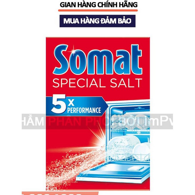 Muối rửa bát Somat 1.2kg (NK EU )