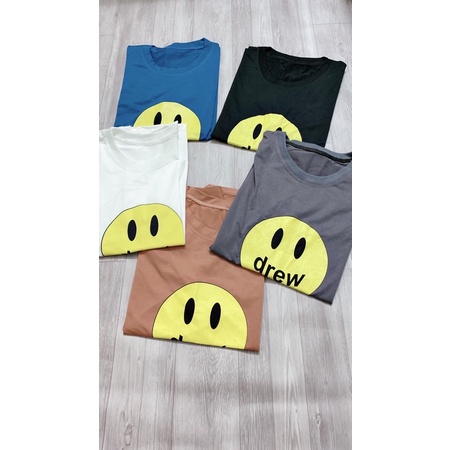 Áo Thun Tay Lỡ ABC Ảnh Thật, Áo Phông Unisex Mam Nữ Form Rộng Oversize Chất Liệu Cotton