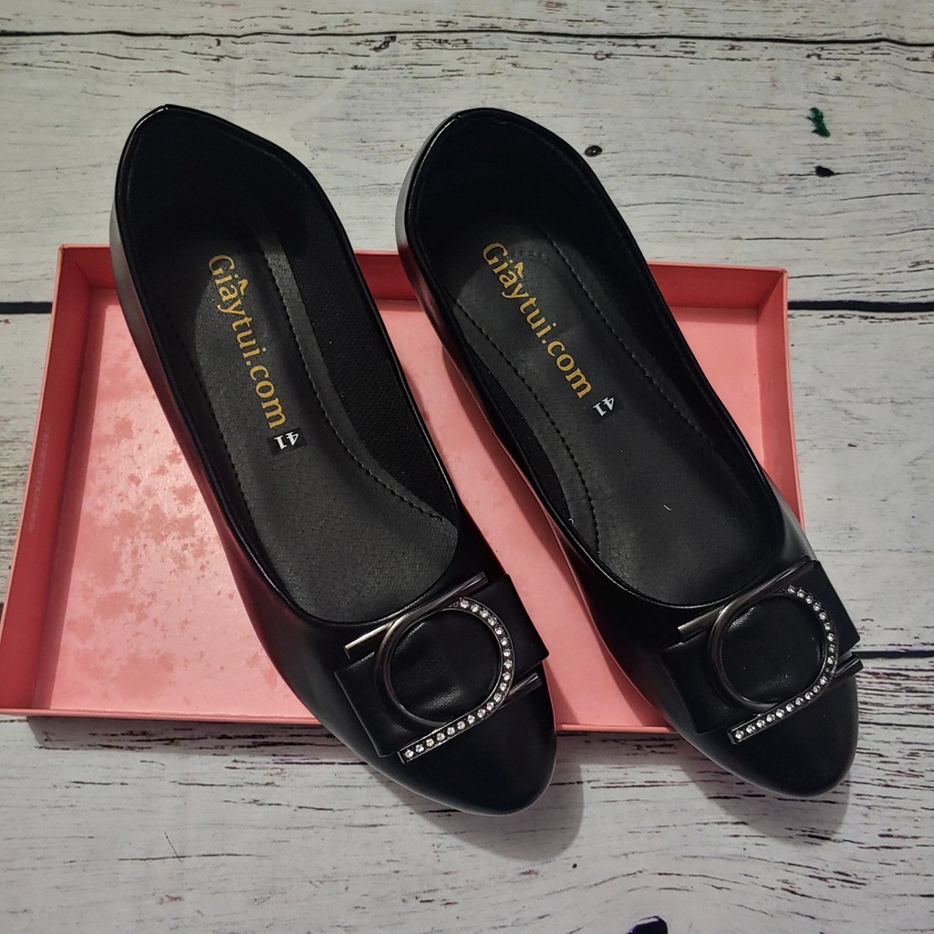 { BIG SIZE } { ẢNH THẬT } giày búp bê mã 01, giày bệt nữ big size từ 36 đến 42 | BigBuy360 - bigbuy360.vn