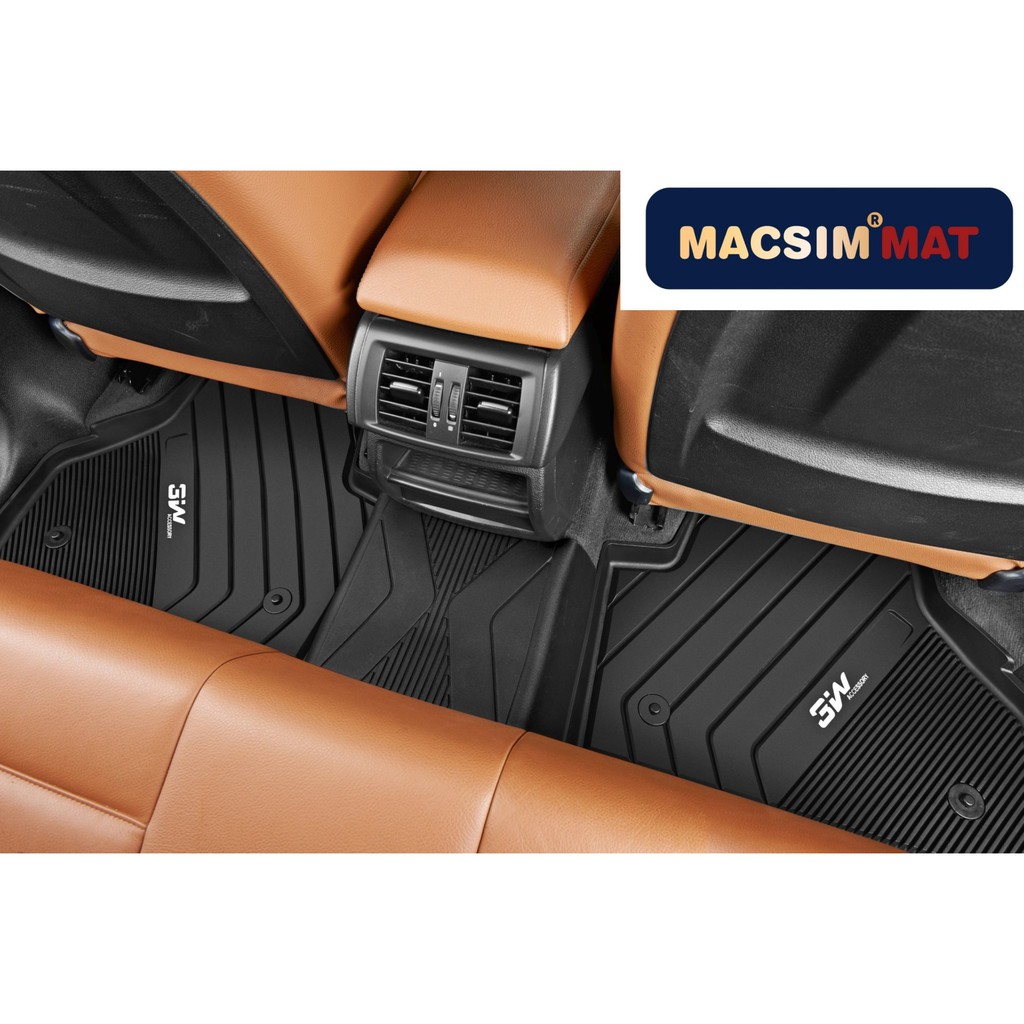 Thảm lót sàn ô tô BMW X3 ( 2018- đến nay) Chất liệu TPE cao cấp, thiết kế sang trọng tinh xảo thương hiệu Macsim 3w
