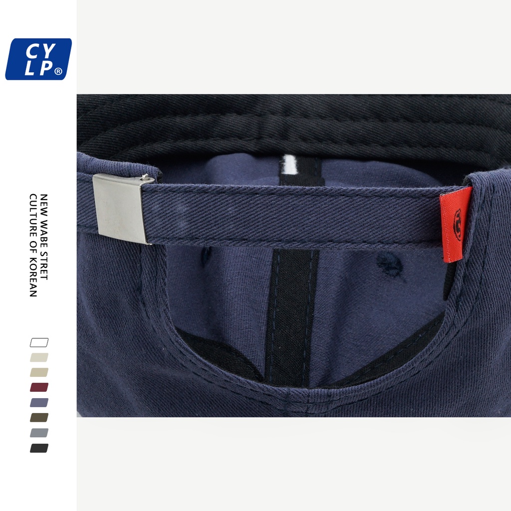 Mũ Lưỡi Trai Mềm Thêu Chữ L Phong Cách Đường Phố Hàn Quốc