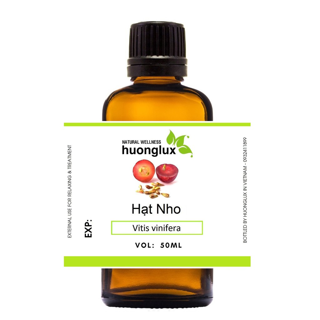 Organic dầu hạt nho Grapeseed oil hữu cơ dưỡng da