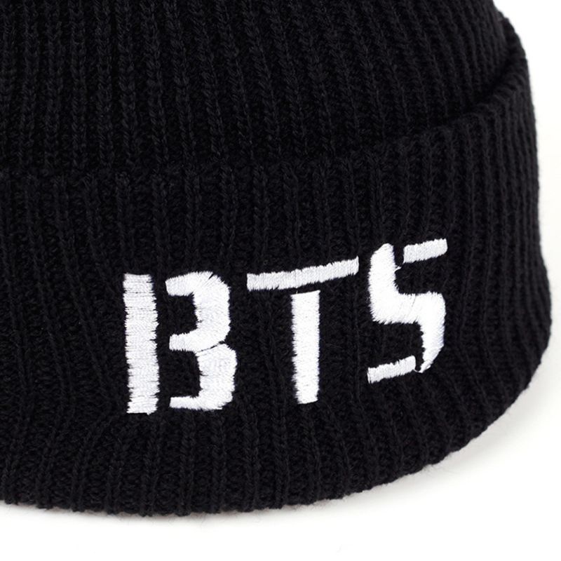 Mũ Beanie Dệt Kim Thêu Họa Tiết Thời Trang Mùa Đông Cho Nam Và Nữ