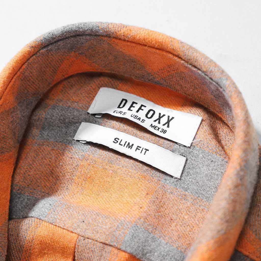Aó sơ mi Flannel DEFOXX VNXK chính hãng | BigBuy360 - bigbuy360.vn