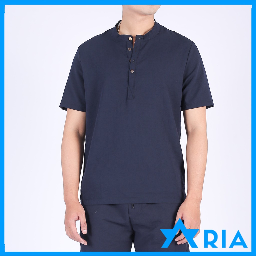 Áo Đũi Nam Cổ Tàu Ngắn Tay Thoáng Mát Mềm Mại, thấm hút mồ hôi | BigBuy360 - bigbuy360.vn