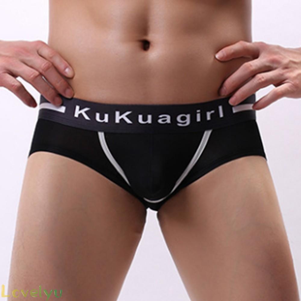 Quần lót nam 100% lụa lạnh màu trắng/đen cao cấp