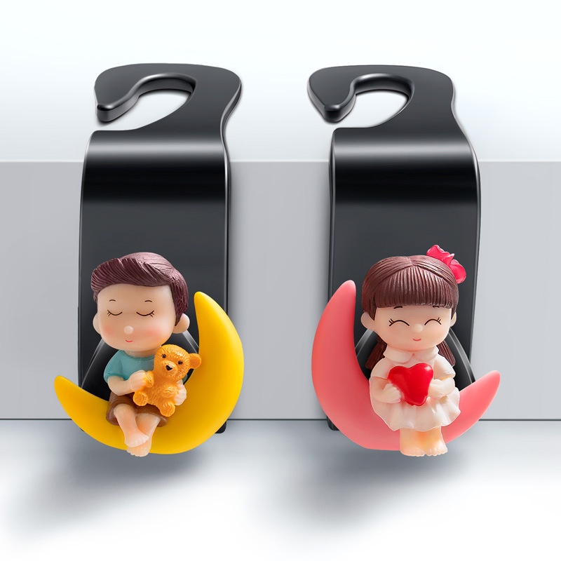 Móc Treo Đồ Gắn Sau Ghế Xe Hơi Đa Năng Tiện Dụng