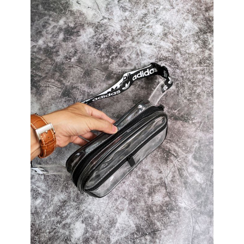 (Chuẩn hãng) Túi bao tử adidas trong suốt (CL5283) | BigBuy360 - bigbuy360.vn