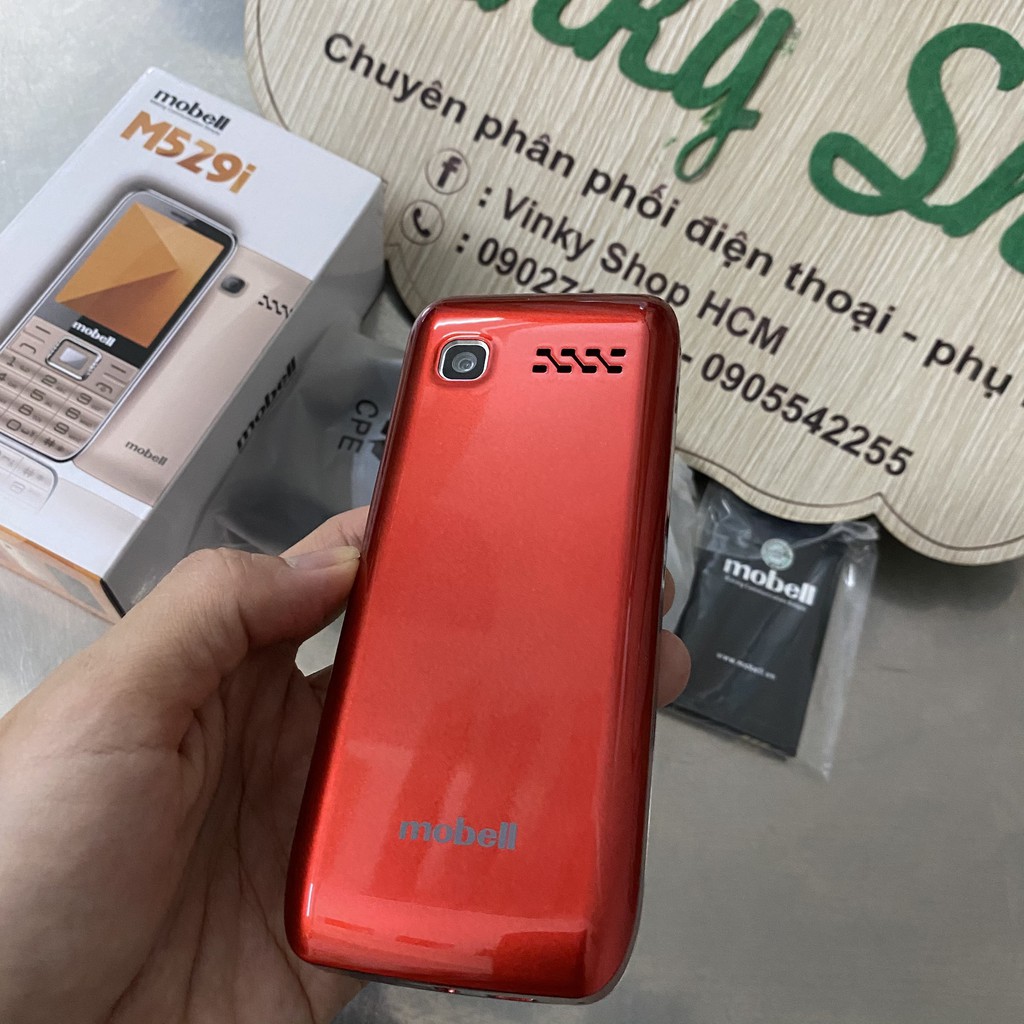 Điện thoại Mobell M529i 2sim có chức năng ghi âm cuộc gọi - Bảo hành 12 tháng