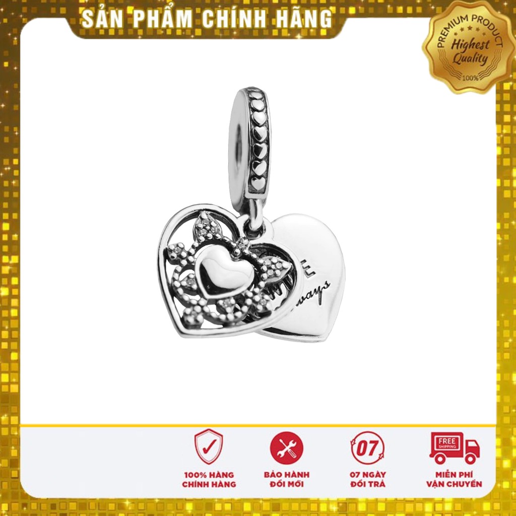 Charm bạc Pan chuẩn bạc S925 ALE Cao Cấp - Charm Bạc S925 ALE thích hợp để mix cho vòng bạc Pan - Mã sản phẩm DNJ105