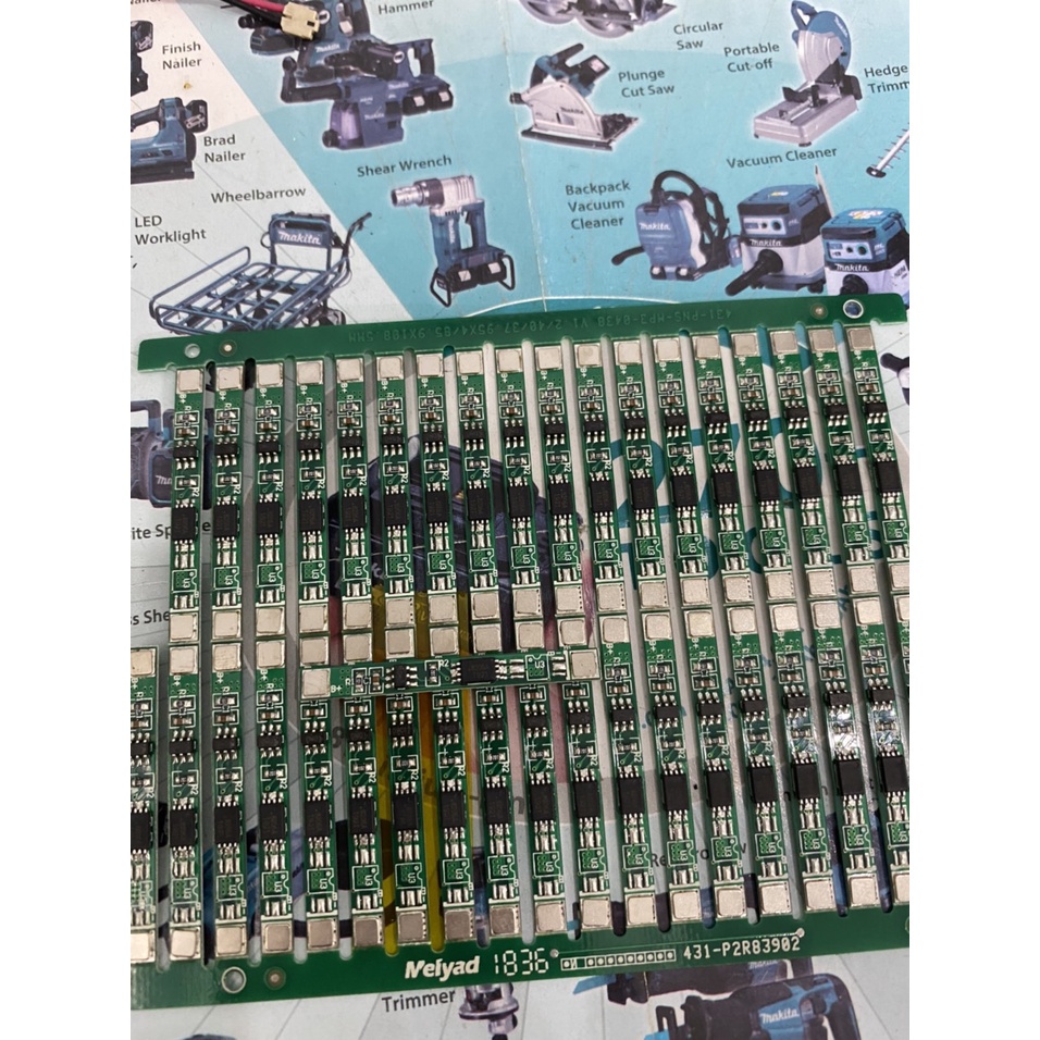 Mạch Bảo Vệ 1s 3.7v 3A Bms Cho Pin Li-ion 18650.