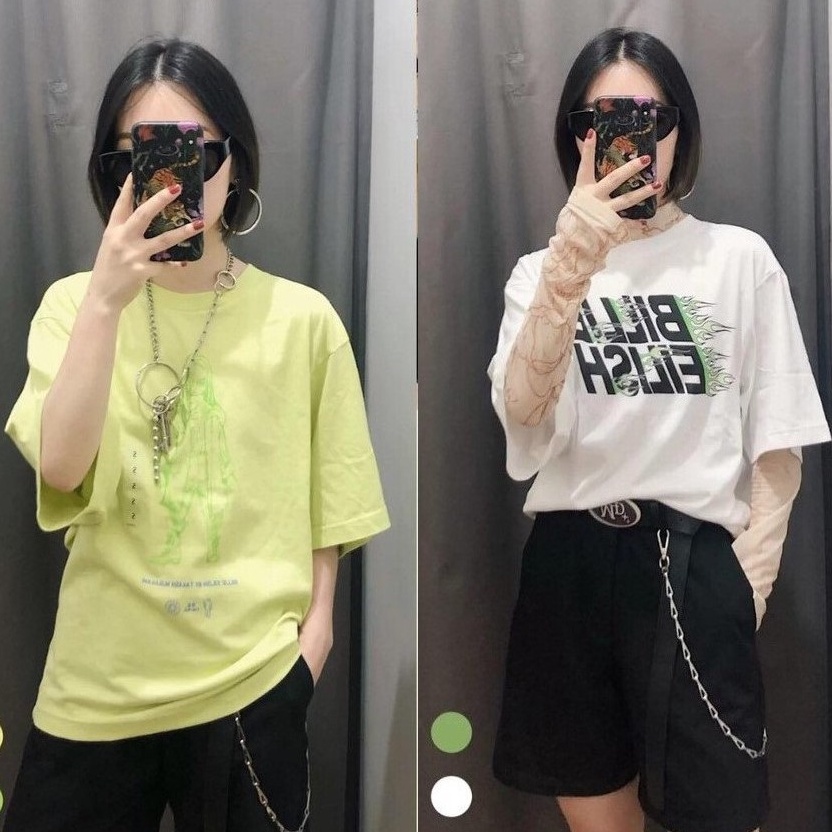 UNIQLOJAPAN_Áo phông (áo thun) UT Nữ (họa tiết Billie Eilish) - Takashi Murakami ❤️