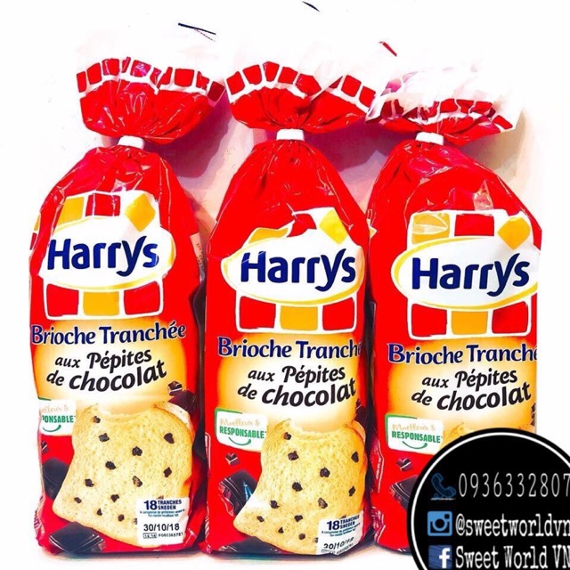 Bánh sandwich socola Harry's (500g) - Pháp