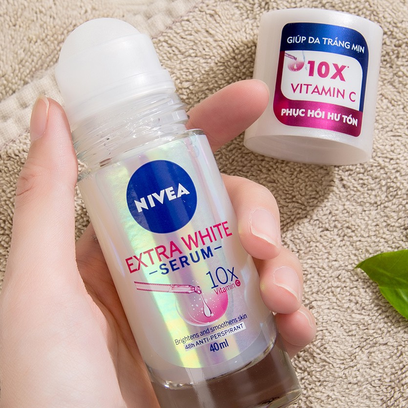 Lăn Khử Mùi Serum Sáng Mịn Da Nivea 40ml