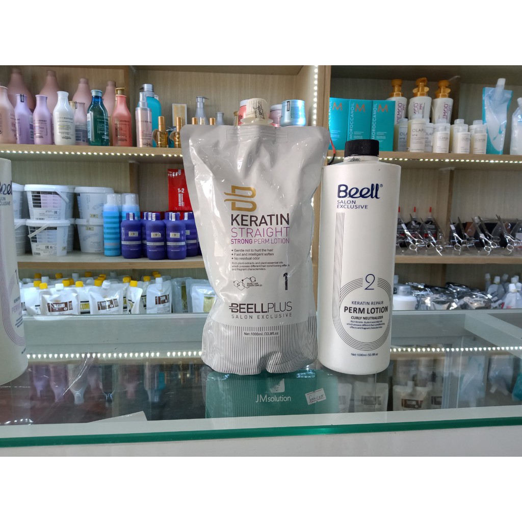 Cặp Uốn Tóc Khỏe Keratin / Collagen 1000ml của Beell