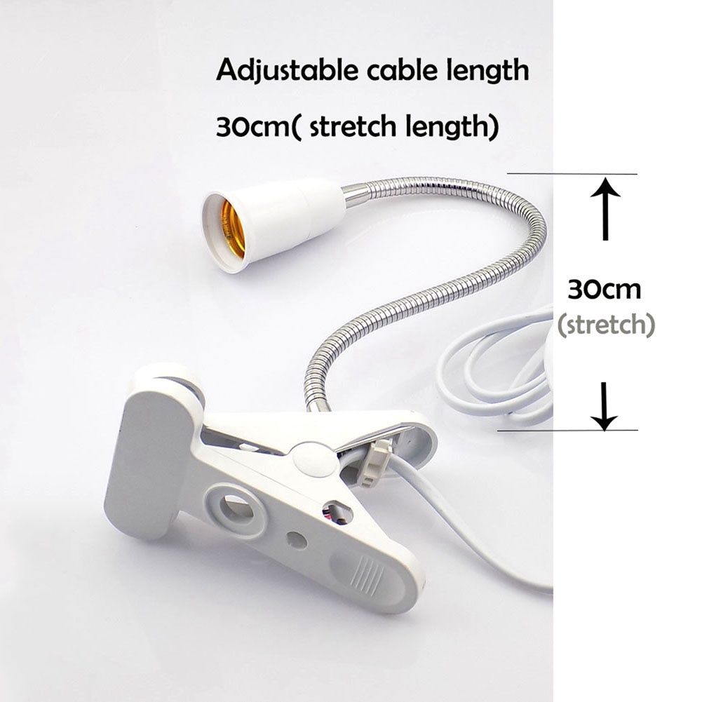 Đuôi Đèn E27 Linh Hoạt Xoay 360 Độ Kèm Dây Cáp E27 Có Công Tắc Bật / Tắt Cho Cây Trồng Tại Nhà VNK2