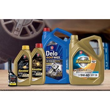 [Combo 4 Can 4L] - Nhớt Oto 5W30 Havoline ProDS Fully Synthetic ECO 5 - Máy xăng.
