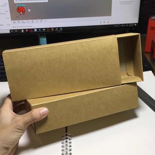 5 Hộp Kraft Nhật - Chưa in - Đựng Quà, Trà Hoa...- MS01