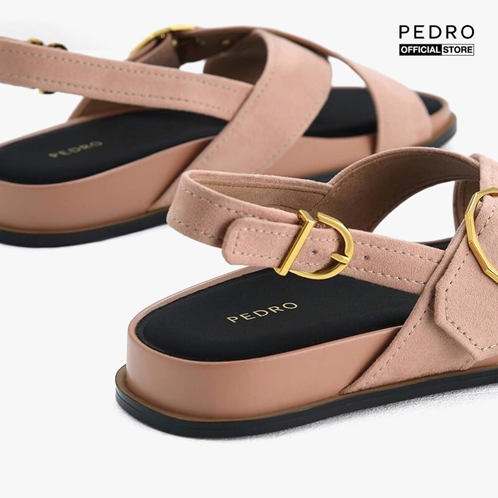 PEDRO - Giày sandal nữ phối quai đan chéo Platform Slingback PW1-65490141-35