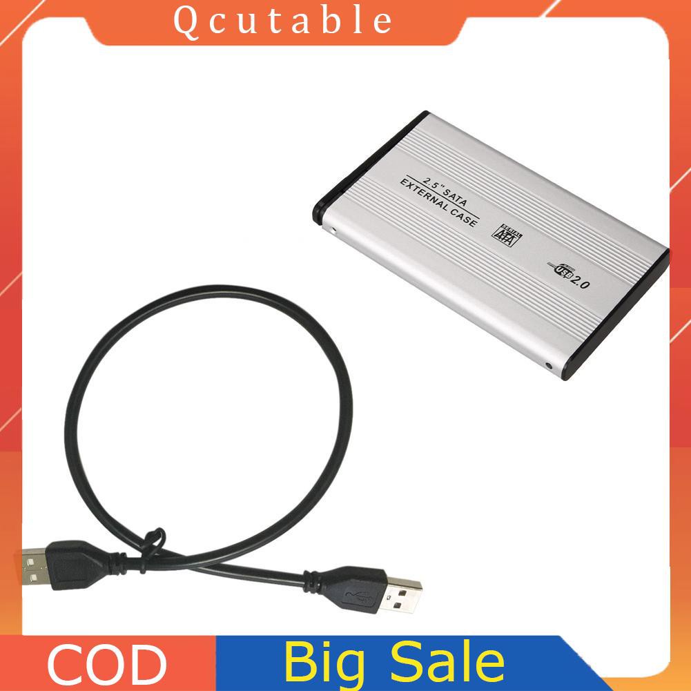 Vỏ Đựng Ổ Cứng Ngoài 2.5 Inch Usb 2.0 Sata Bằng Hợp Kim Nhôm | BigBuy360 - bigbuy360.vn