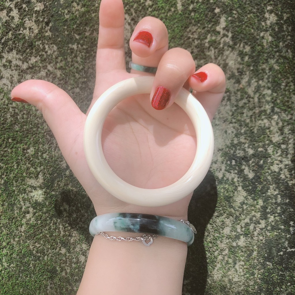 Vòng tay xương mỹ nghệ 10 ly bản 60mm