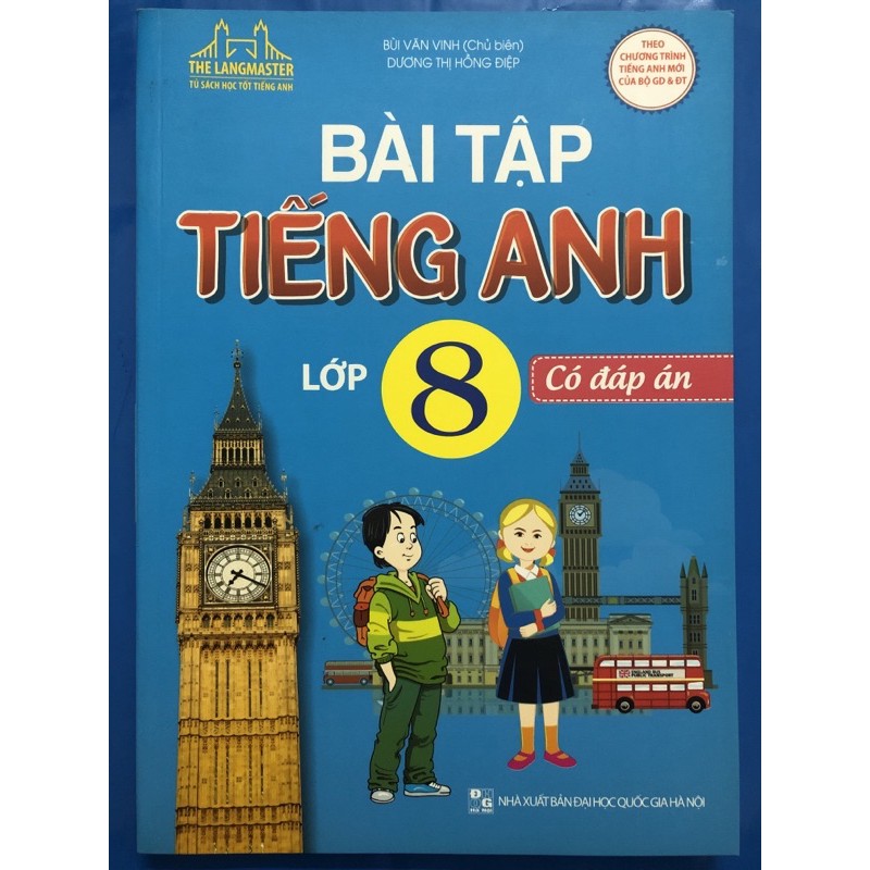 Sách - Bài tập tiếng anh lớp 8 (Có đáp án)