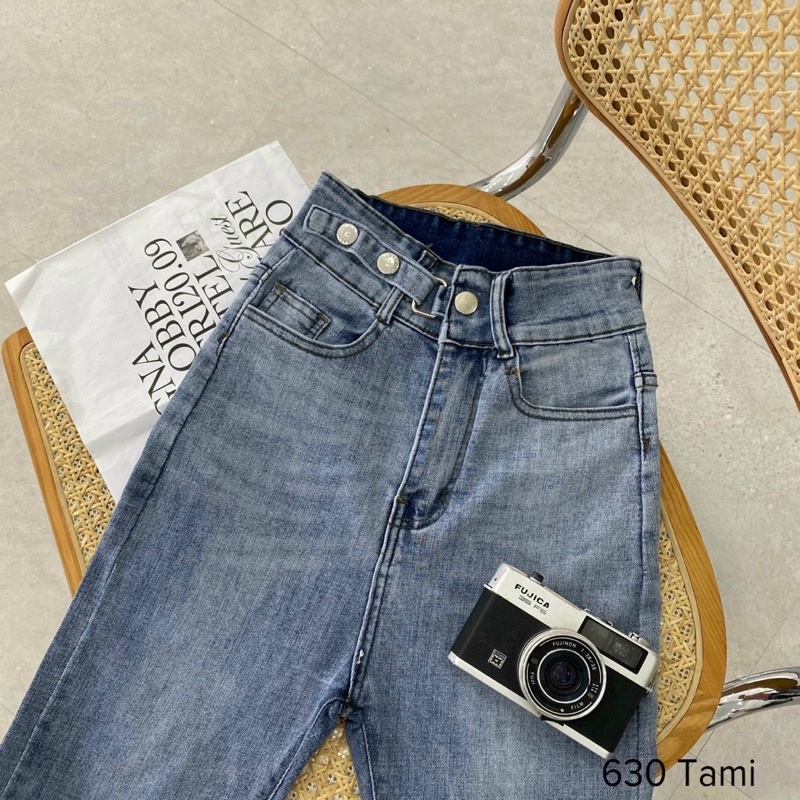 QUẦN JEANS ÔM LƯNG CAO KIỂU dáng hàn quốc | BigBuy360 - bigbuy360.vn