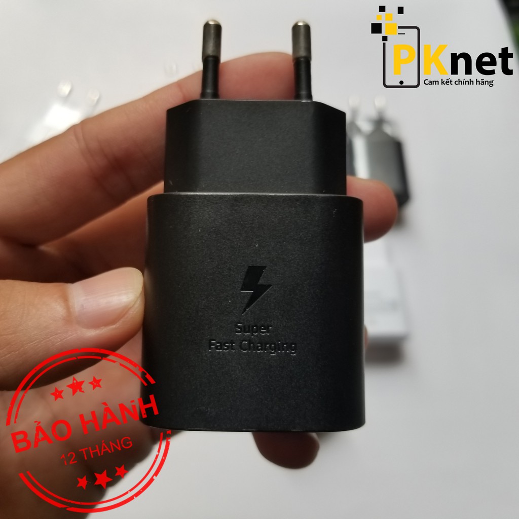 Củ sạc Samsung 25W Chính Hãng Samsung Việt Nam ZFold, S22, S21, Note 20, S20, Note 10 [Bảo hành 12 tháng lỗi 1 đổi 1]