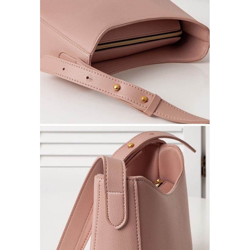 Túi Xách Vuông Bo Góc Kẹp Nách Hàn Quốc