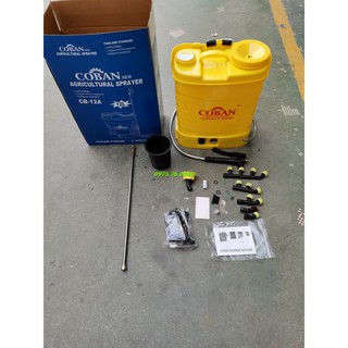 Bình xịt điện 12 lít coban 12l - máy phun thuốc xài điện nhỏ gọn, bình siêu nhẹ