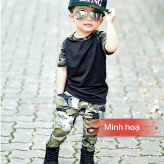 Combo áo lính cho bé