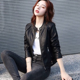 [XẢ KHO 3 NGÀY] Áo da nữ Quảng Châu bền đẹp bảo hành da 2 năm không bong tróc, mẫu mới nhất 2022 9811