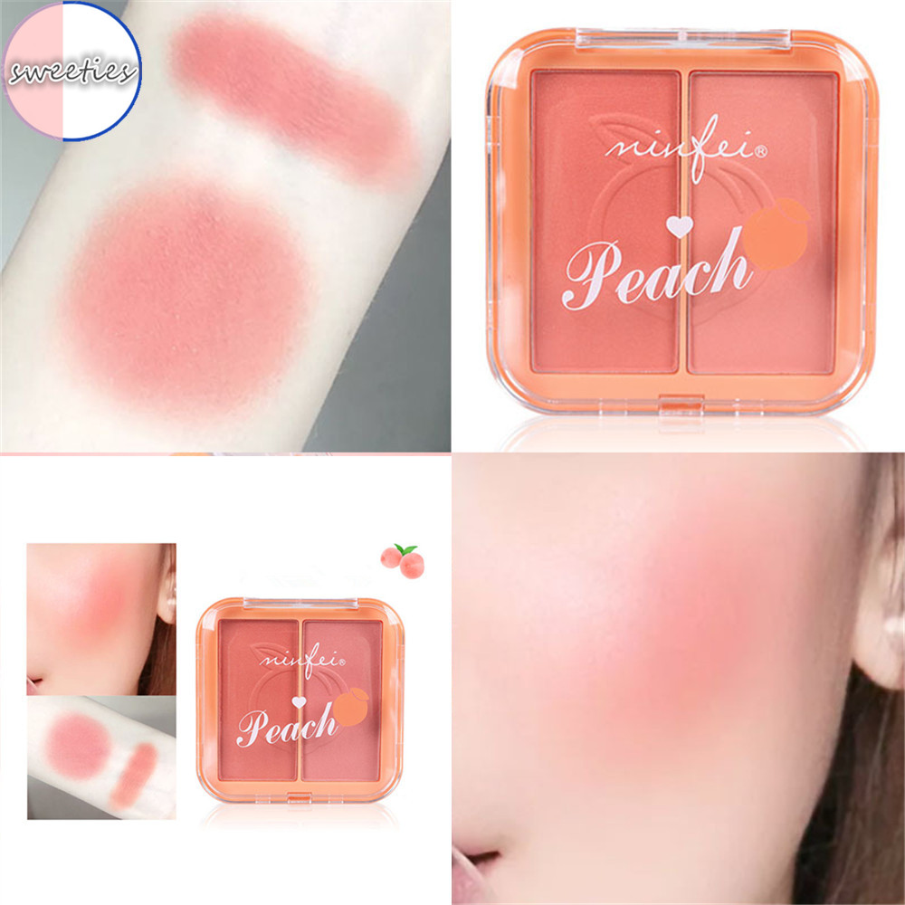 (Hàng Mới Về) Phấn Má Hồng Hai Màu Trang Điểm Tự Nhiên Không Thấm Nước | BigBuy360 - bigbuy360.vn