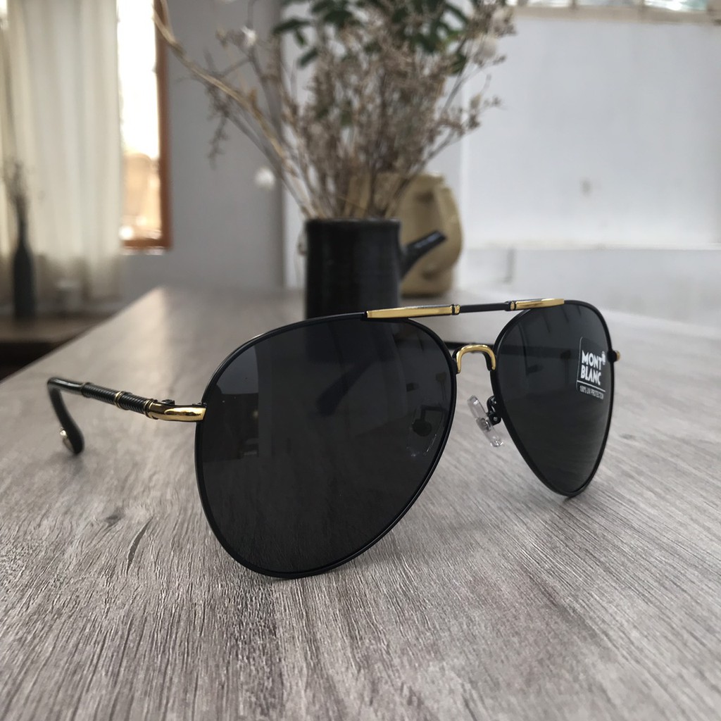 Kính râm thời trang nam,hàng cao cấp MontBlanc chống tia cực tím, hạn chế tối đa bức xạ có hại cho mắt -5000