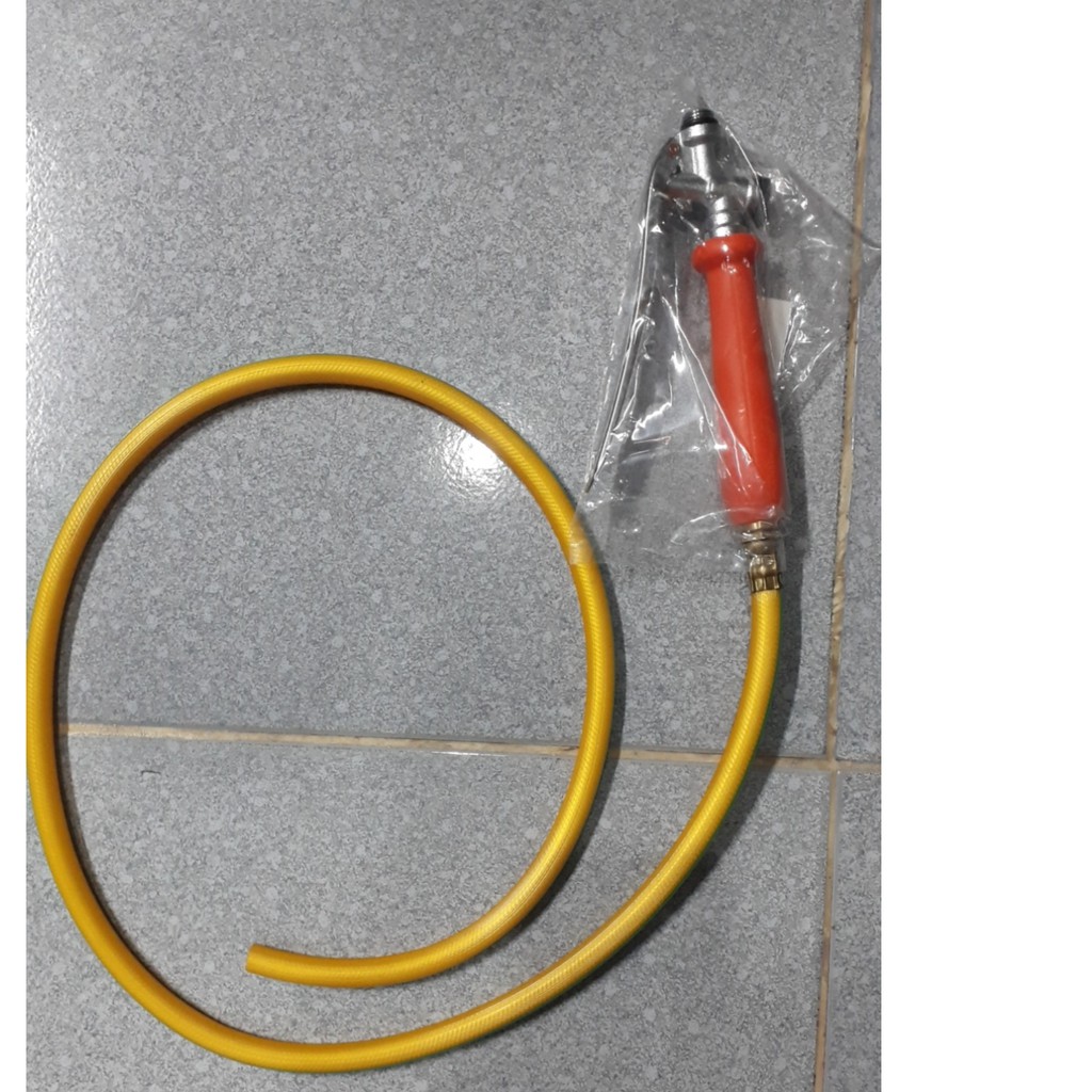 Dây nước tặng kèm cổ dê gắn bình phun thuốc dùng cho tay bóp Quán Mỹ màu cam  [ shop tự chụp chuyên dụng