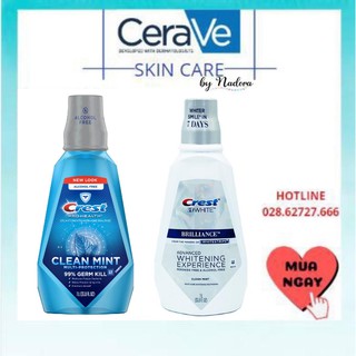 [Các Loại] Nước Súc Miệng Crest 3D White 1L