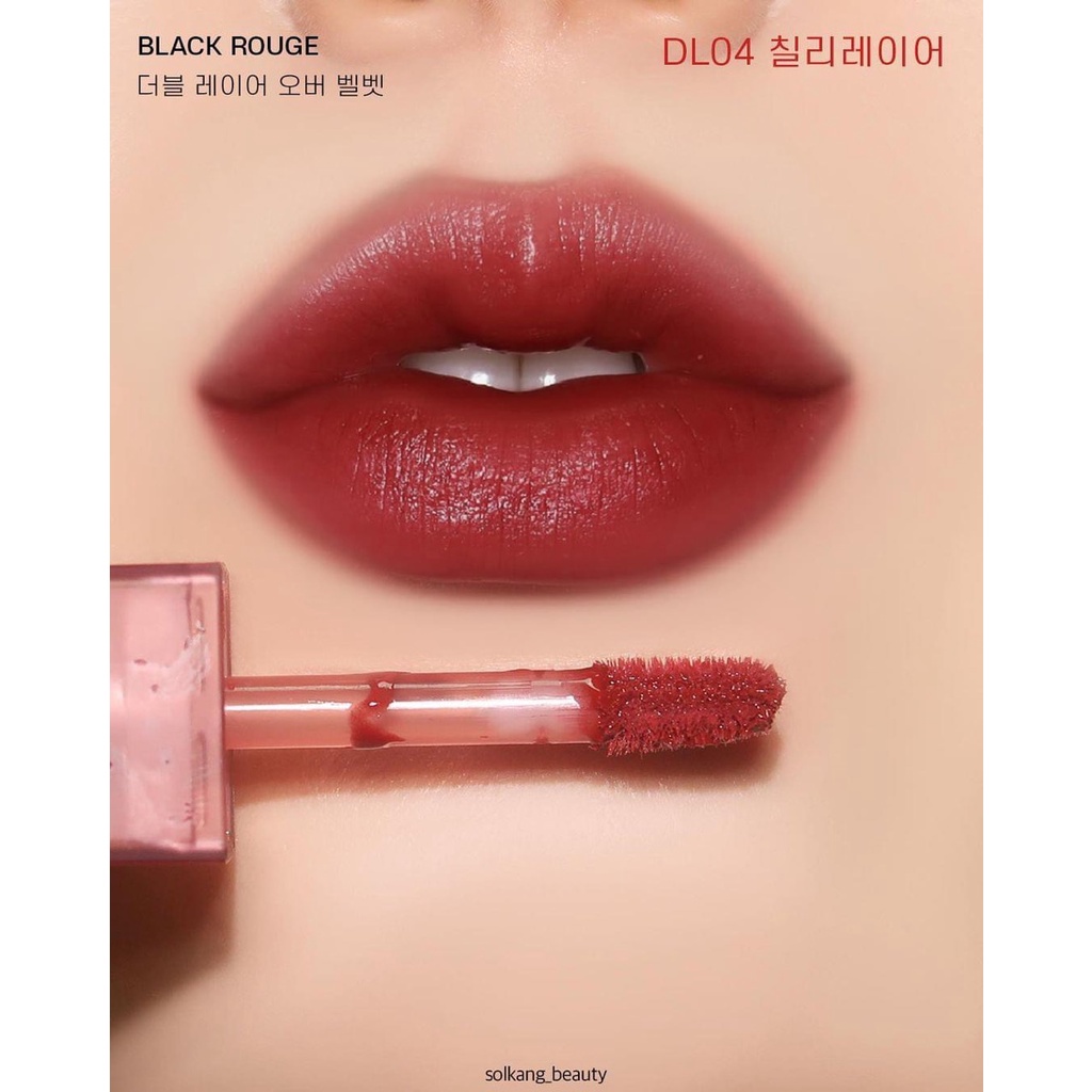 Son Kem Lì Có Dưỡng Black Rouge Double Layer Over Velvet 4.1gr - Hàn Quốc