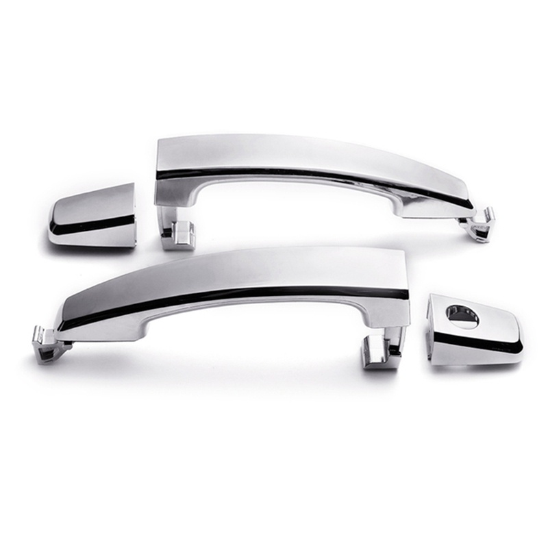 Bộ 2 Tay Nắm Cửa Trái / Phải Phía Trước / Sau Bằng Crom abs Cho Xe chevrolet captiva sport / aveo / saturn