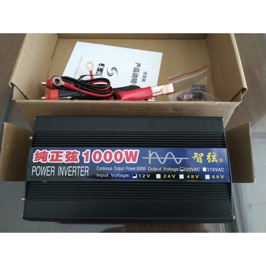 Kich điện 12v lên 220v 1000W